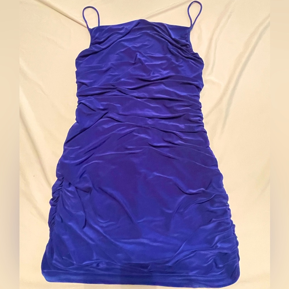 Sleek And Sultry X-Back Mini Dress.